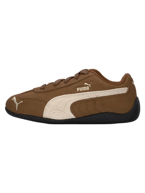 SPEEDCAT OG PS Mixed leather sneakers haute coffee-frosted ivory - Baby Shoes