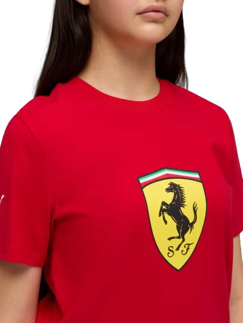FERRARI Short-sleeved cotton T-shirt racing red - Child T-shirt