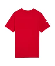 PUMA FERRARI Short-sleeved cotton T-shirt racing red - Child T-shirt - 6