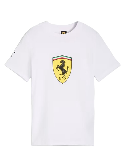 FERRARI Short-sleeved cotton T-shirt white - Child T-shirt