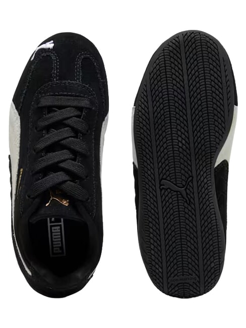 SPEEDCAT OG PS Mixed leather sneakers black and white - Baby Shoes