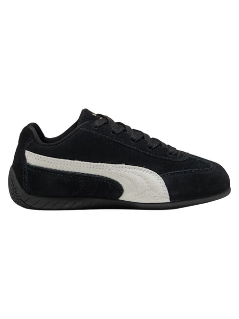 SPEEDCAT OG PS Mixed leather sneakers black and white - Baby Shoes