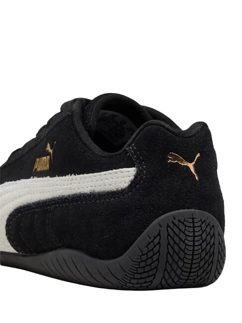 SPEEDCAT OG PS Mixed leather sneakers black and white - Baby Shoes