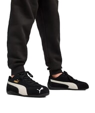 PUMA SPEEDCAT OG PS Mixed leather sneakers black and white - Baby Shoes - 7