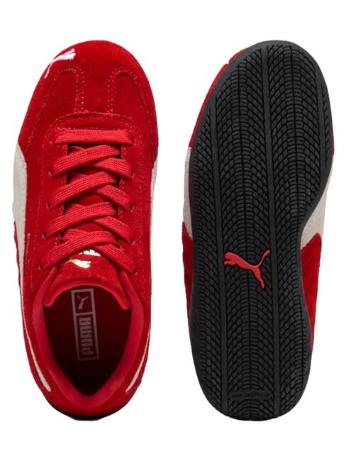 SPEEDCAT OG PS Mixed leather sneakers for all time red-white - Baby Shoes