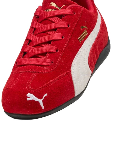 SPEEDCAT OG PS Mixed leather sneakers for all time red-white - Baby Shoes