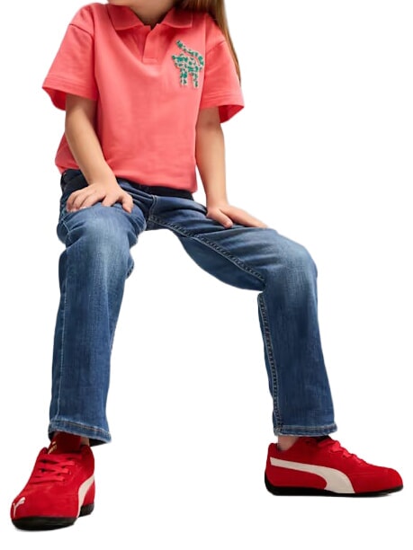 SPEEDCAT OG PS Mixed leather sneakers for all time red-white - Baby Shoes