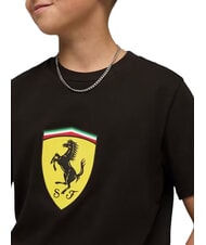 PUMA FERRARI Short-sleeved cotton T-shirt black - Child T-shirt - 4