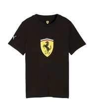 PUMA FERRARI Short-sleeved cotton T-shirt black - Child T-shirt - 5