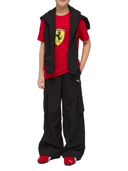 FERRARI Short-sleeved cotton T-shirt racing red - Child T-shirt
