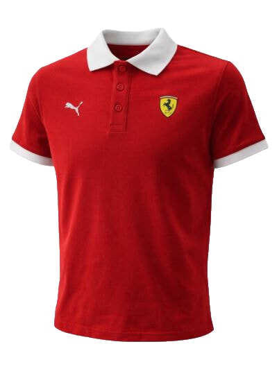 FERRARI RACE Short-sleeved polo shirt racing red - Child T-shirt