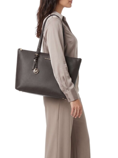 QUINN Extra large shoulder shopping bag chocolate - Women&rsquo;s Bags