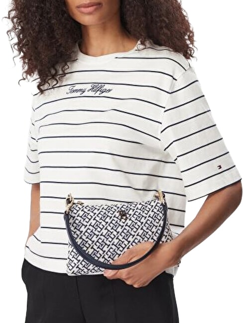TH JACQUARD Shoulder bag space blue - Women&rsquo;s Bags