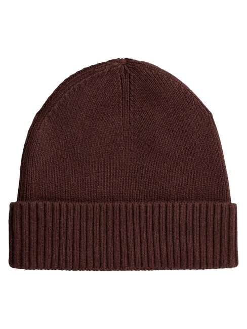 TH FLAG Cotton beanie hat with cuff red wine - Hats