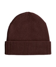 TOMMY HILFIGER TH FLAG Cotton beanie hat with cuff red wine - Hats - 2