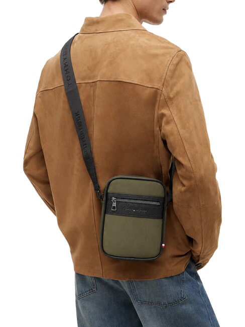 TH REPREVE Shoulder bag platinum olive - Over-the-shoulder Bags for Men