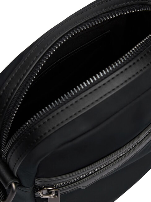 TH NYLON Bag with front pocket black - Over-the-shoulder Bags for Men