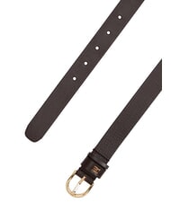 TOMMY HILFIGER ESSENTIAL EFFORTLESS Leather Belt Made in Italy charred wood - Belts - 3