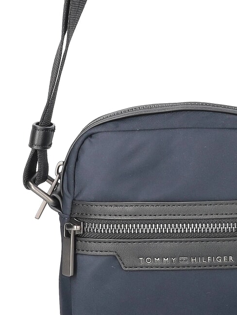 TH NYLON Bag with front pocket space blue - Over-the-shoulder Bags for Men