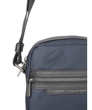 TOMMY HILFIGER TH NYLON Bag with front pocket space blue - Over-the-shoulder Bags for Men - 5
