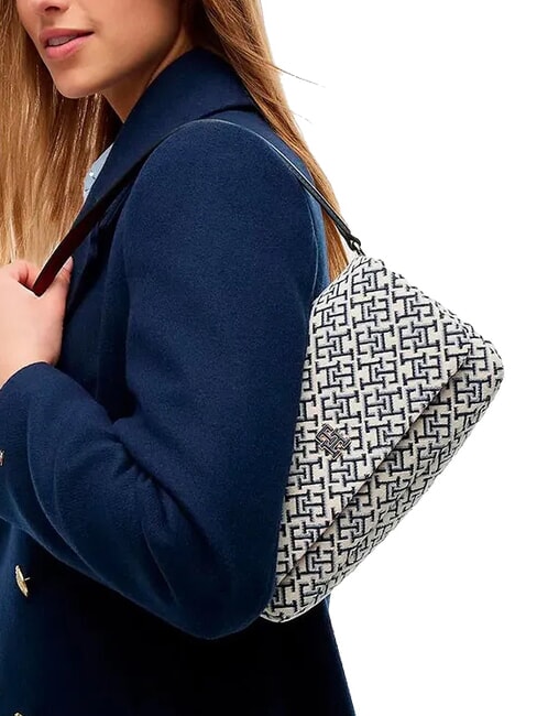 TH JACQUARD Shoulder bag space blue - Women&rsquo;s Bags