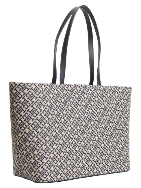 TH JACQUARD Shoulder tote bag space blue - Women&rsquo;s Bags
