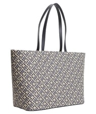 TOMMY HILFIGER TH JACQUARD Shoulder tote bag space blue - Women&rsquo;s Bags - 3