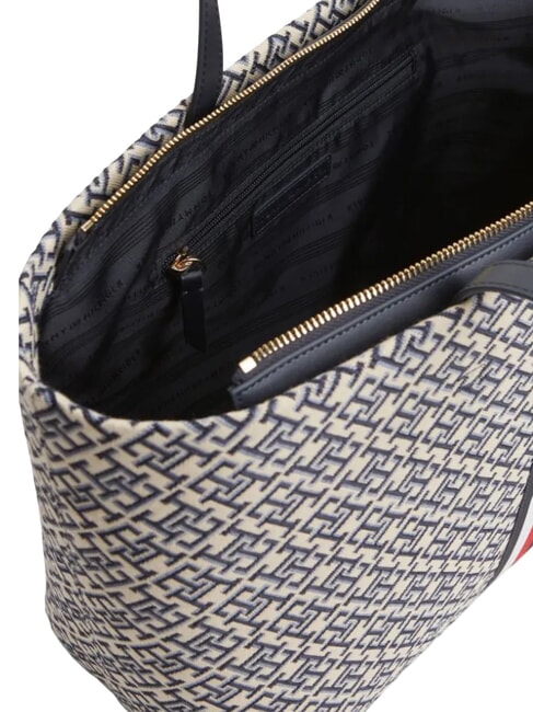 TH JACQUARD Shoulder tote bag space blue - Women&rsquo;s Bags