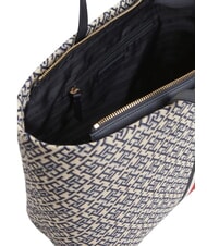 TOMMY HILFIGER TH JACQUARD Shoulder tote bag space blue - Women&rsquo;s Bags - 4