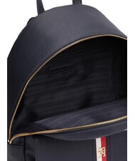 TOMMY HILFIGER TH CORP Backpack with front pocket space blue - Women&rsquo;s Bags - 3