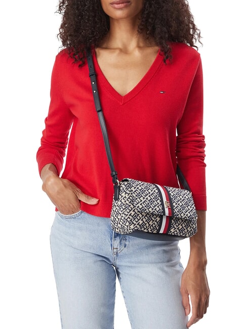 TH JACQUARD Shoulder bag space blue - Women&rsquo;s Bags