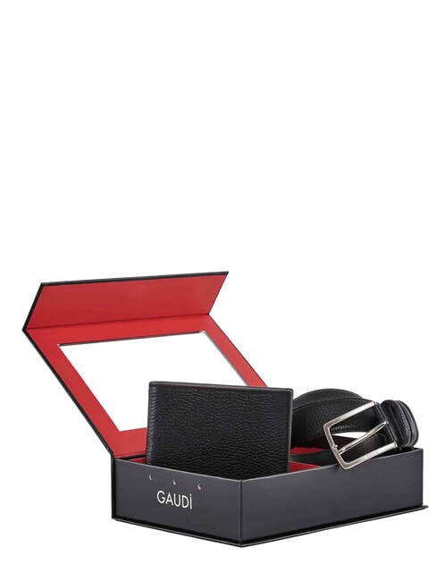 KIT Wallet and wallet box BLACK - Men&rsquo;s Wallets