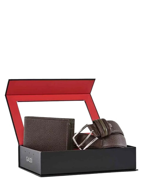 KIT Wallet and wallet box darkbrown - Men&rsquo;s Wallets