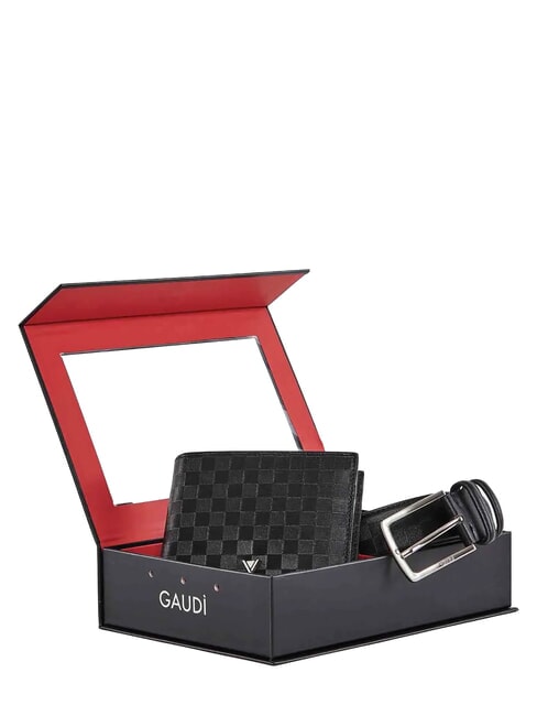 KIT Wallet and wallet box BLACK - Men&rsquo;s Wallets