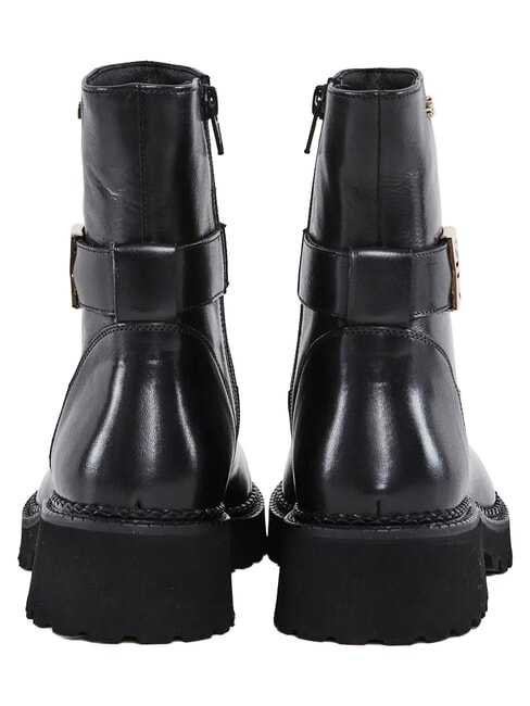 LESLEY Leather ankle boots BLACK - Women&rsquo;s shoes