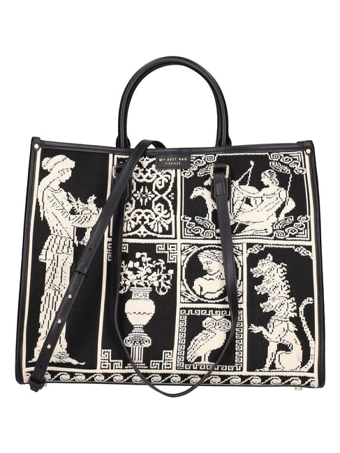 ATENA AGORA Triple portability bag black/white - Women&rsquo;s Bags