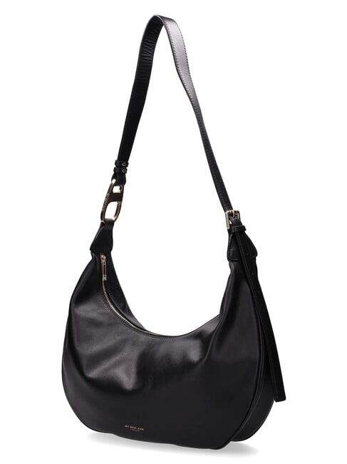 LEONIE Leather Hobo Bag black - Women&rsquo;s Bags