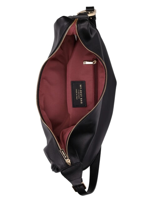 LEONIE Leather Hobo Bag nero - Women&rsquo;s Bags