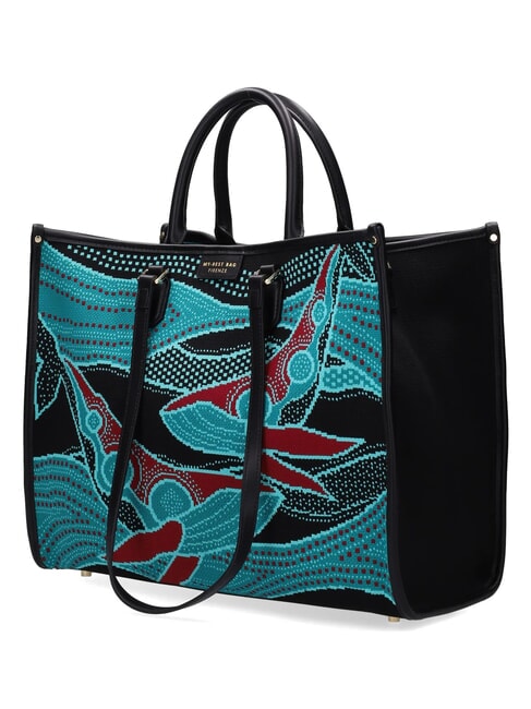 ATENA BIOSPHERE Triple portability bag whales - Women&rsquo;s Bags