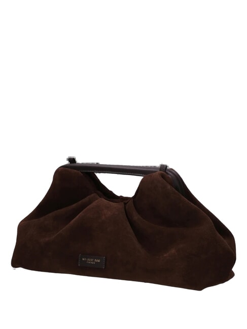 JANINE SUEDE L Handbag, with shoulder strap dark brown - Women&rsquo;s Bags