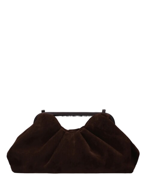 JANINE SUEDE L Handbag, with shoulder strap dark brown - Women&rsquo;s Bags