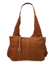 MY BEST BAG ELLISSE CROCO SUEDE Shoulder bag, leather - Women&rsquo;s Bags