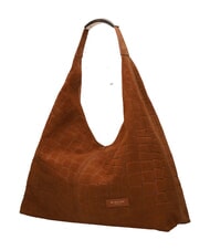 MY BEST BAG ELLISSE CROCO SUEDE Maxi shoulder bag cognac - Women&rsquo;s Bags - 3