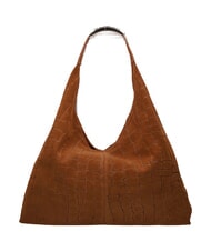 MY BEST BAG ELLISSE CROCO SUEDE Maxi shoulder bag cognac - Women&rsquo;s Bags - 4