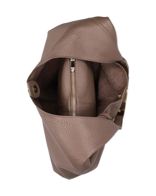ELLISSE MACRO DOLLARO Shoulder bag, leather taupe - Women&rsquo;s Bags
