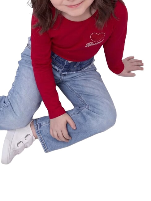KIDS Long-sleeved T-shirt red beet juice - Child T-shirt
