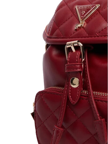 KIDS Backpack with front pocket red beet juice - Kids bags and accessories