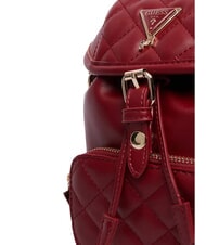 GUESS KIDS Backpack with front pocket red beet juice - Kids bags and accessories - 5