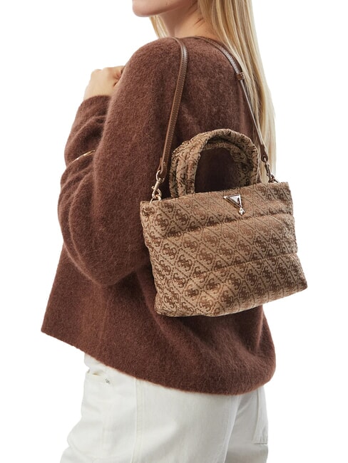 KIDS Handbag, with shoulder strap 4g aop beige white - Kids bags and accessories