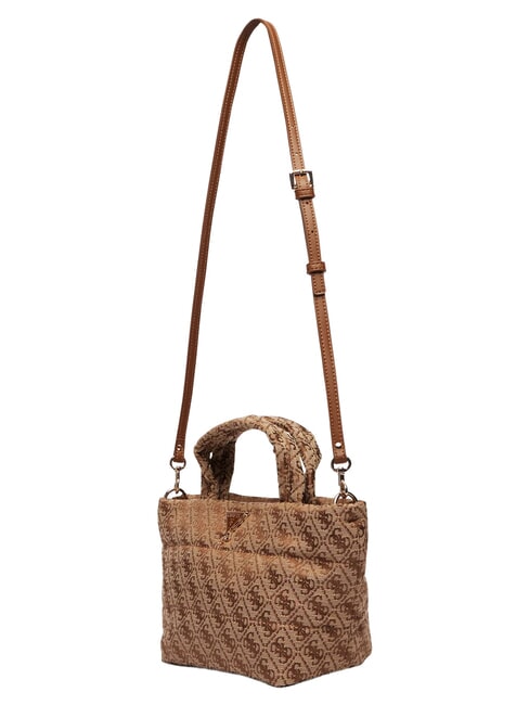 KIDS Handbag, with shoulder strap 4g aop beige white - Kids bags and accessories